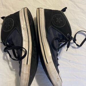 Converse Black Canvas High-Top Sneakers